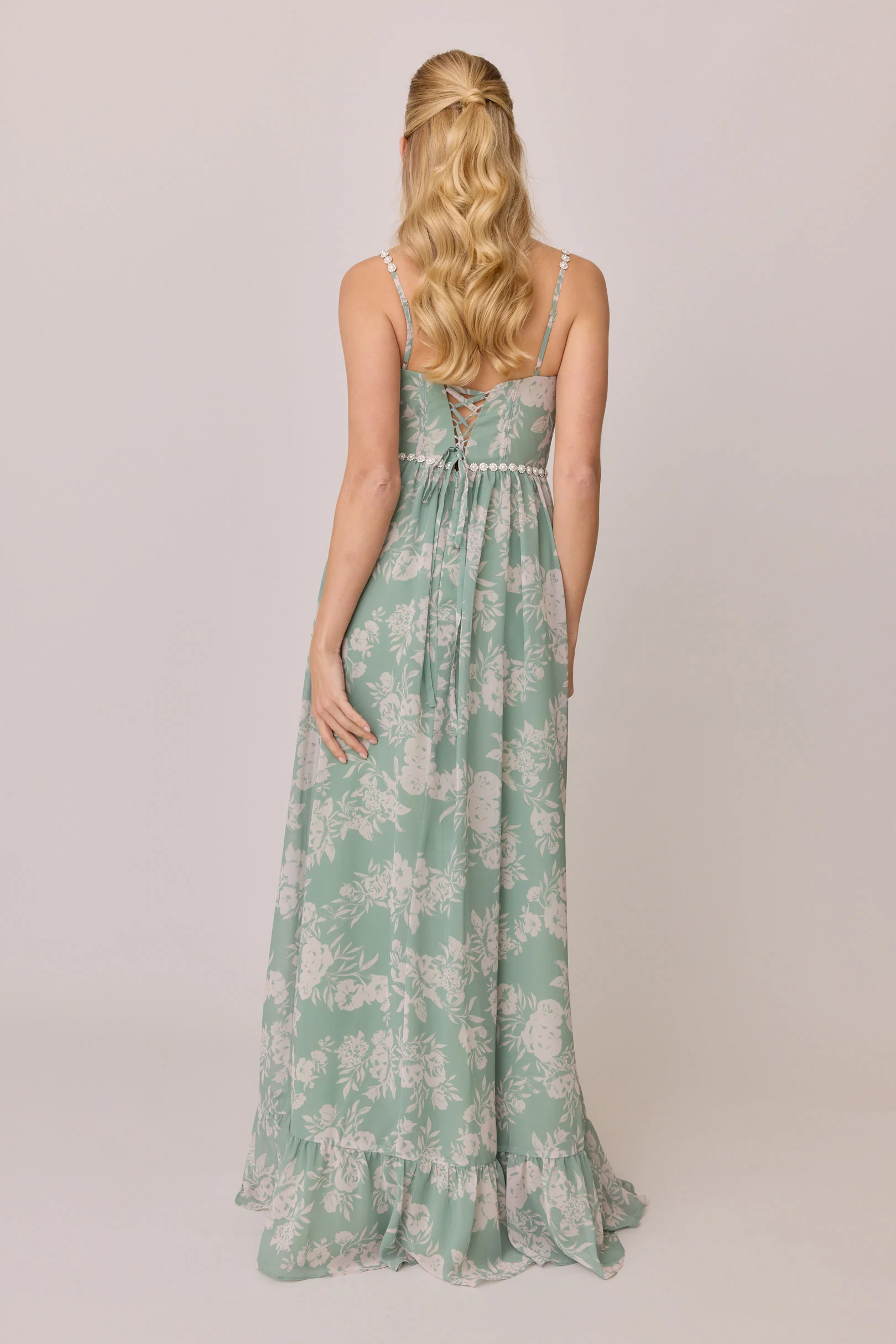Shylah Luxe Chiffon Floral Print Dress | Made To Order - Image 19