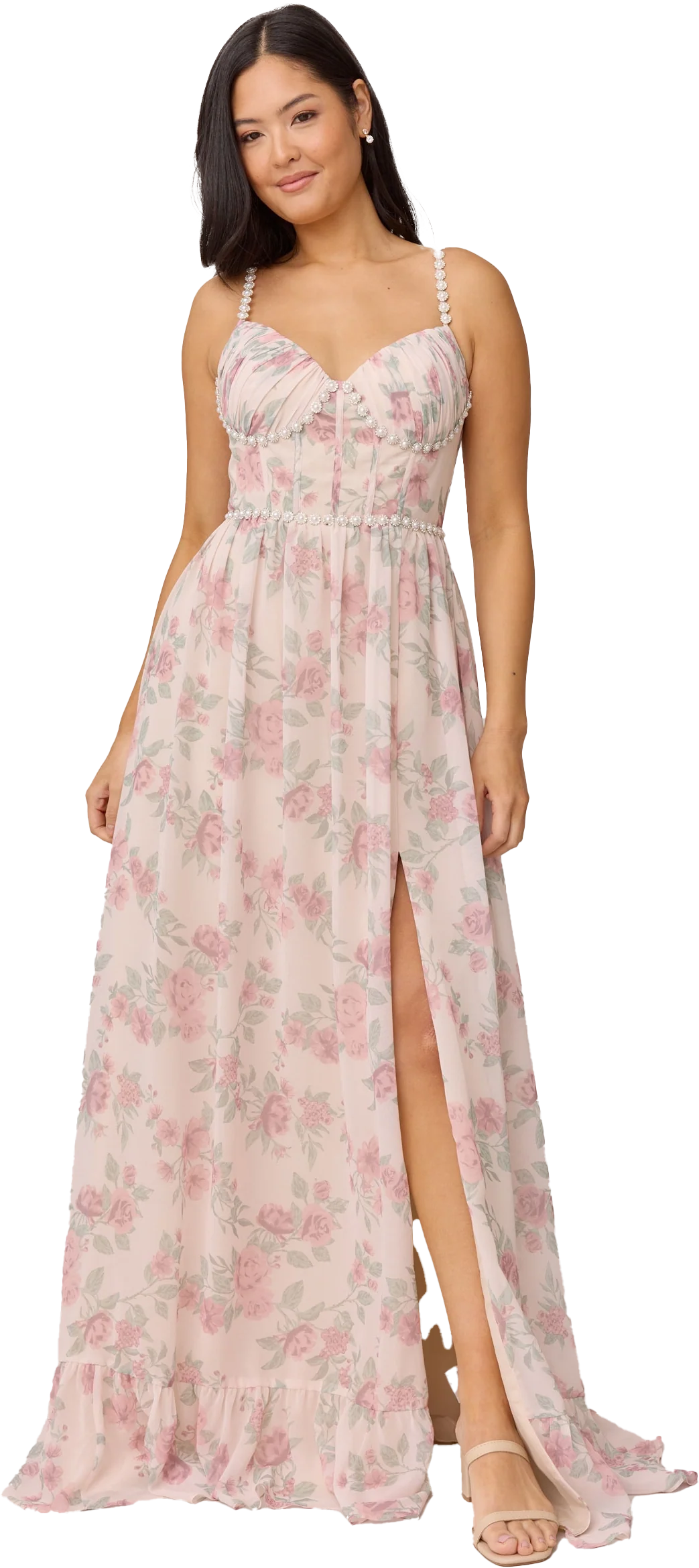 Shylah Luxe Chiffon Floral Print Dress | Made To Order - Image 29