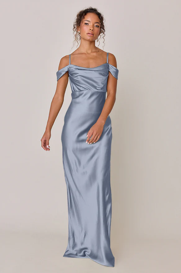 Sienna Satin Dress | Made To Order - Image 100