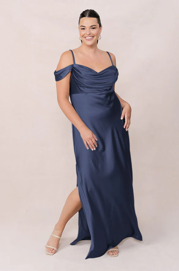 Sienna Satin Dress | Made To Order - Image 119