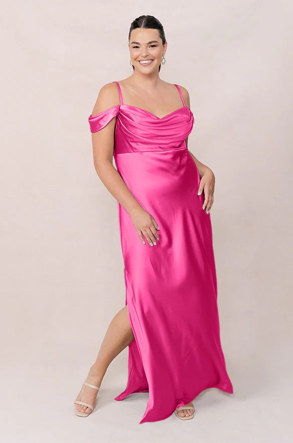Sienna Satin Dress | Made To Order - Image 139