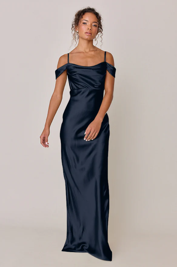 Sienna Satin Dress | Made To Order - Image 152