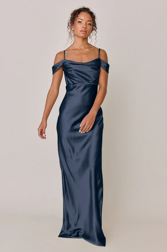 Sienna Satin Dress | Made To Order - Image 172