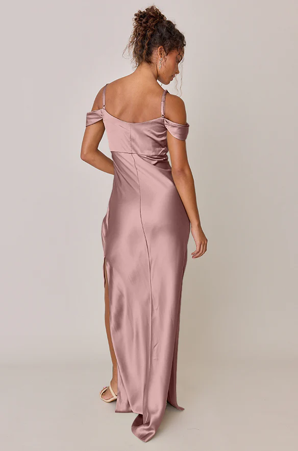 Sienna Satin Dress | Made To Order - Image 180