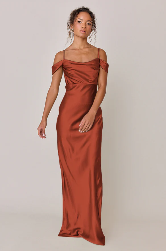 Sienna Satin Dress | Made To Order - Image 191