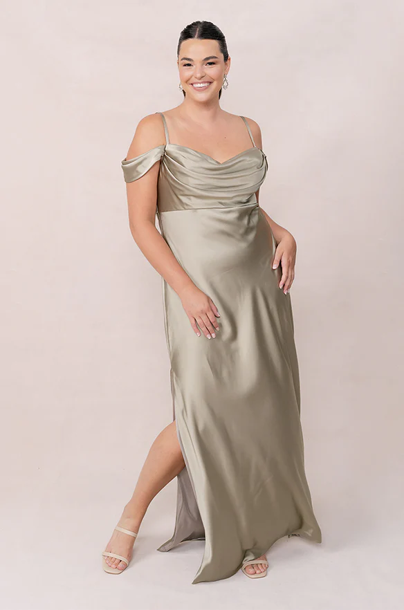 Sienna Satin Dress | Made To Order - Image 198