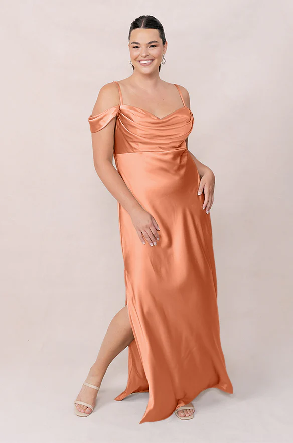 Sienna Satin Dress | Made To Order - Image 209