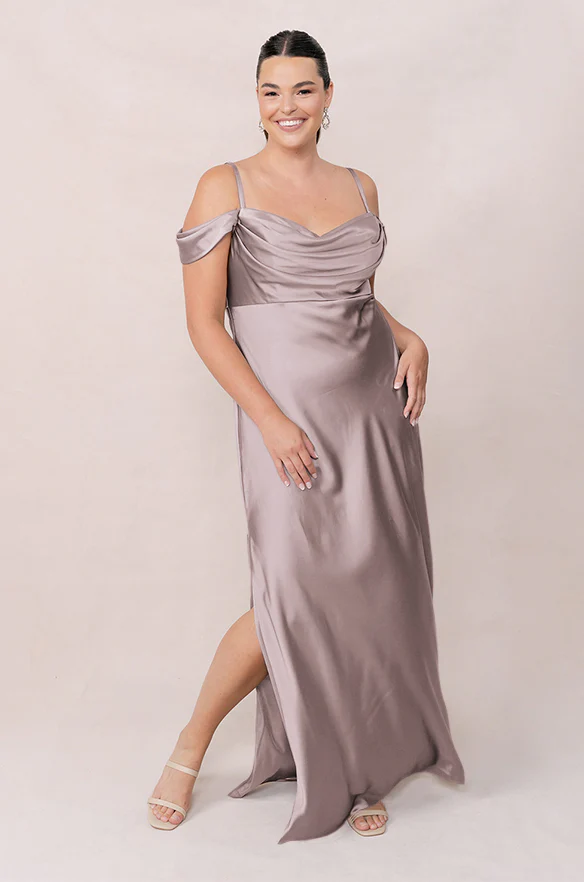 Sienna Satin Dress | Made To Order - Image 215