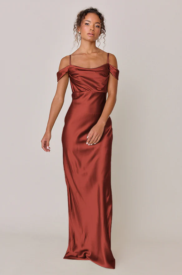 Sienna Satin Dress | Made To Order - Image 218