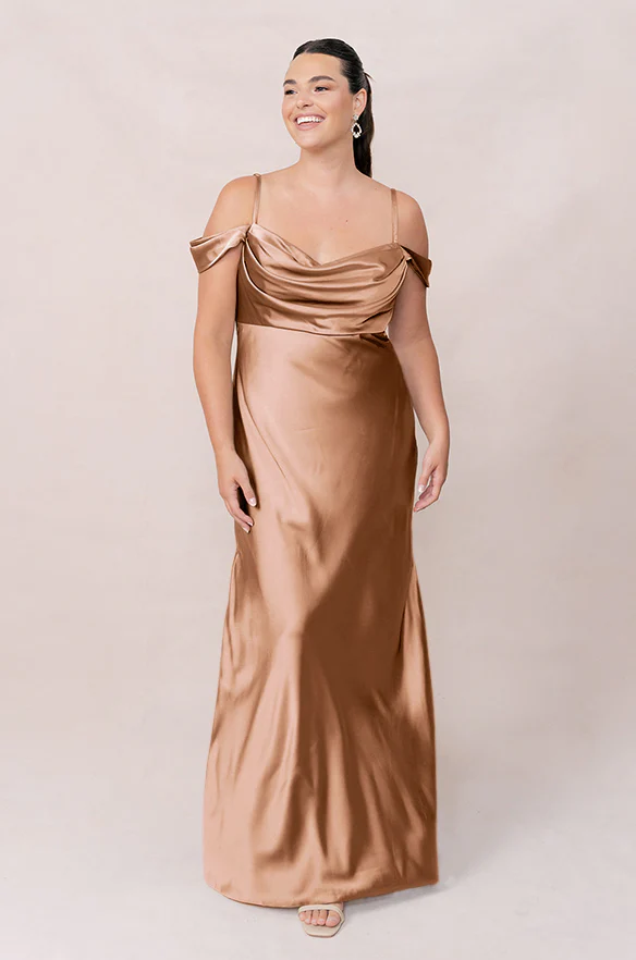 Sienna Satin Dress | Made To Order - Image 221