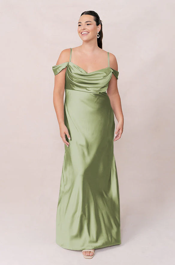 Sienna Satin Dress | Made To Order - Image 234