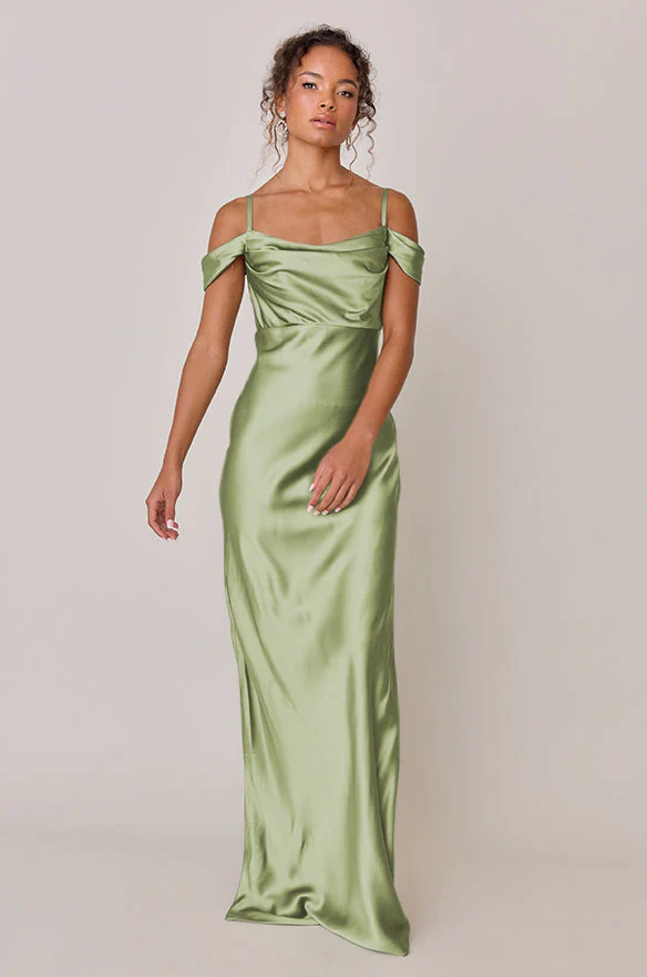 Sienna Satin Dress | Made To Order - Image 236