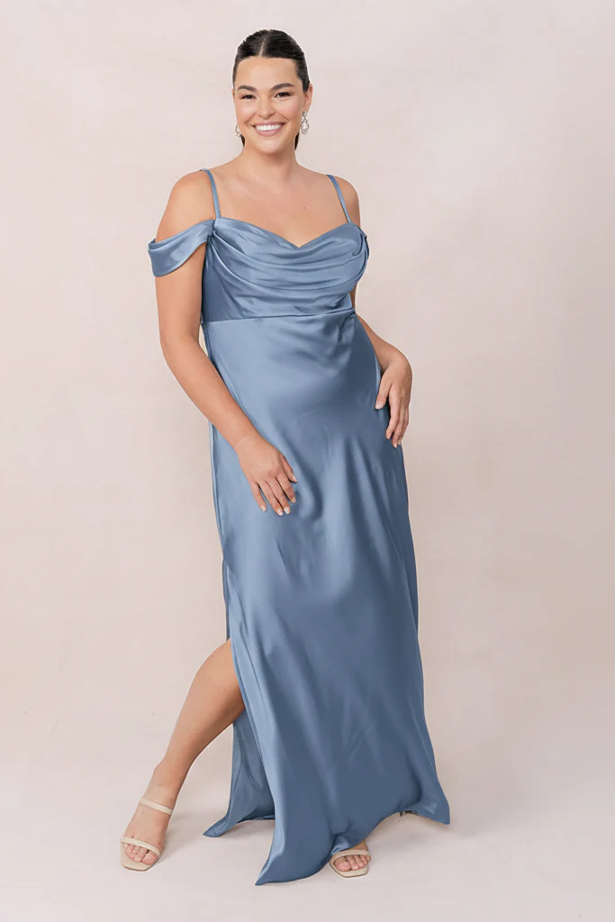 Sienna Satin Dress | Made To Order - Image 238