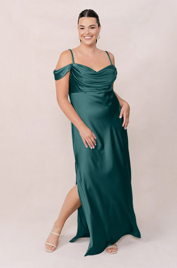 Sienna Satin Dress | Made To Order - Image 76