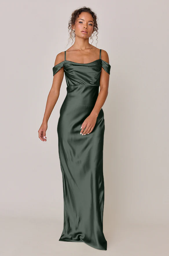 Sienna Satin Dress | Made To Order - Image 82