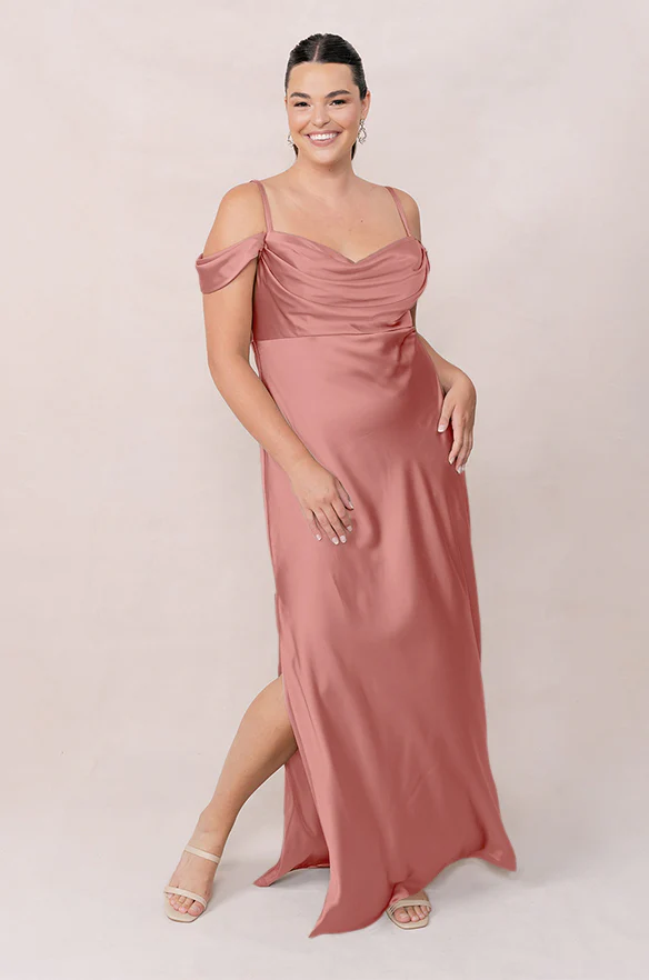 Sienna Satin Dress | Made To Order - Image 86