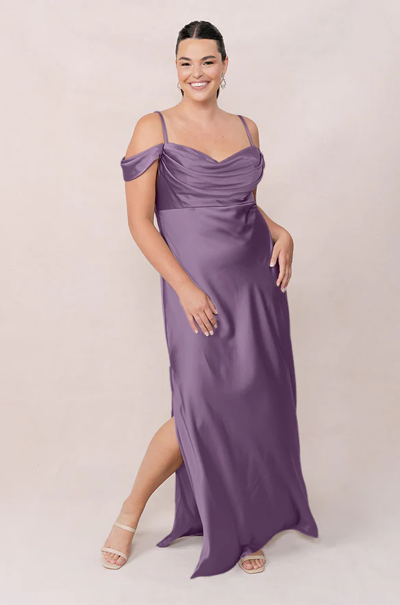 Sienna Satin Dress | Made To Order - Image 90