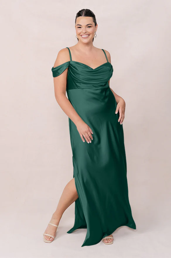 Sienna Satin Dress | Made To Order - Image 96