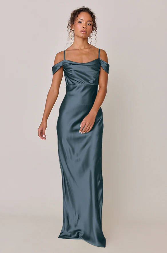 Sienna Satin Dress | Made To Order - Image 97