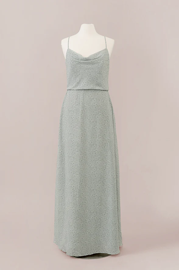 Skye Chiffon Floral Print Dress | Made To Order - Image 11