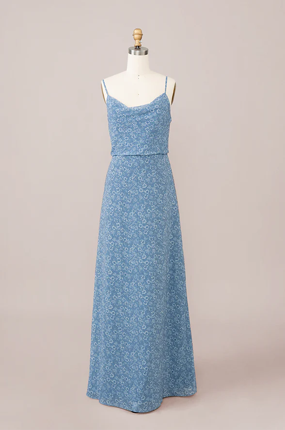 Skye Chiffon Floral Print Dress | Made To Order - Image 13