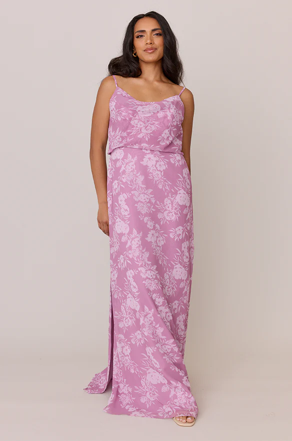 Skye Chiffon Floral Print Dress | Made To Order - Image 16