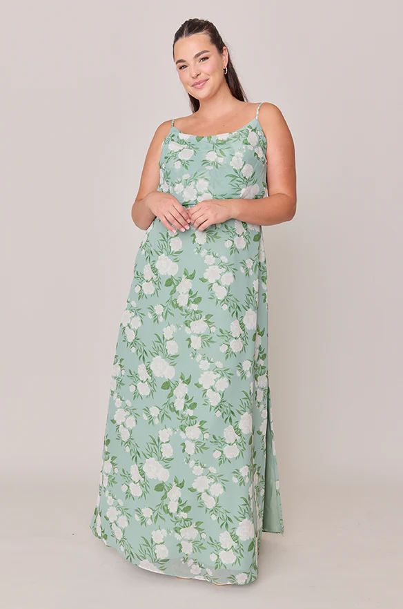 Skye Chiffon Floral Print Dress | Made To Order - Image 18