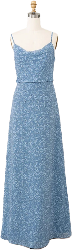Skye Chiffon Floral Print Dress | Made To Order - Image 30