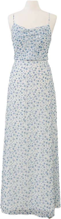 Skye Chiffon Floral Print Dress | Made To Order - Image 31