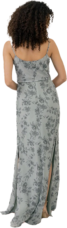 Skye Chiffon Floral Print Dress | Made To Order - Image 35