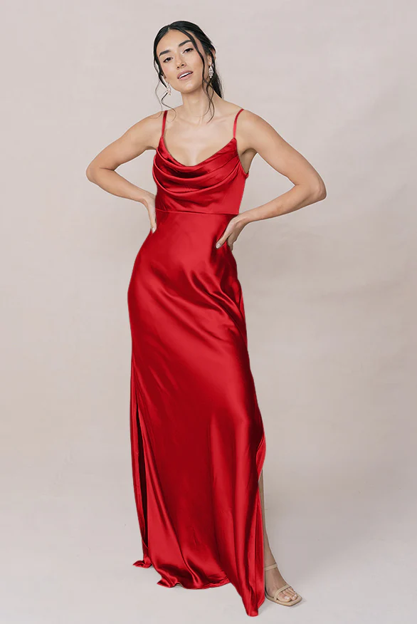 Skye Satin Dress | Made To Order - Image 134
