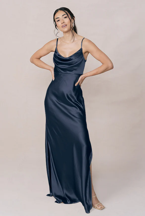 Skye Satin Dress | Made To Order - Image 138