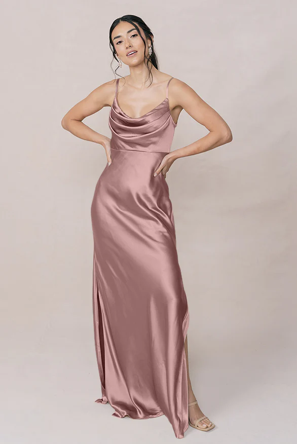 Skye Satin Dress | Made To Order - Image 144