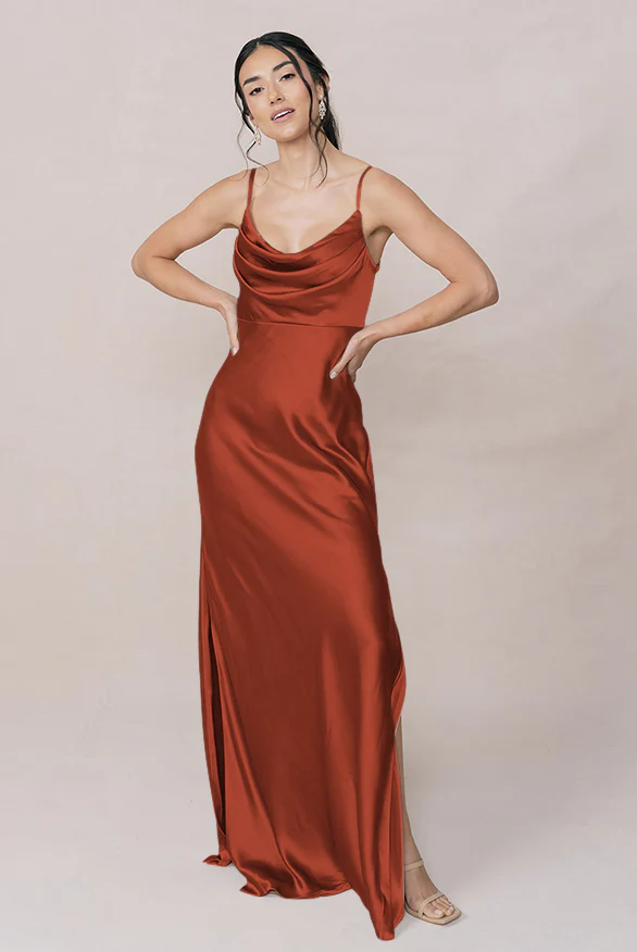 Skye Satin Dress | Made To Order - Image 156