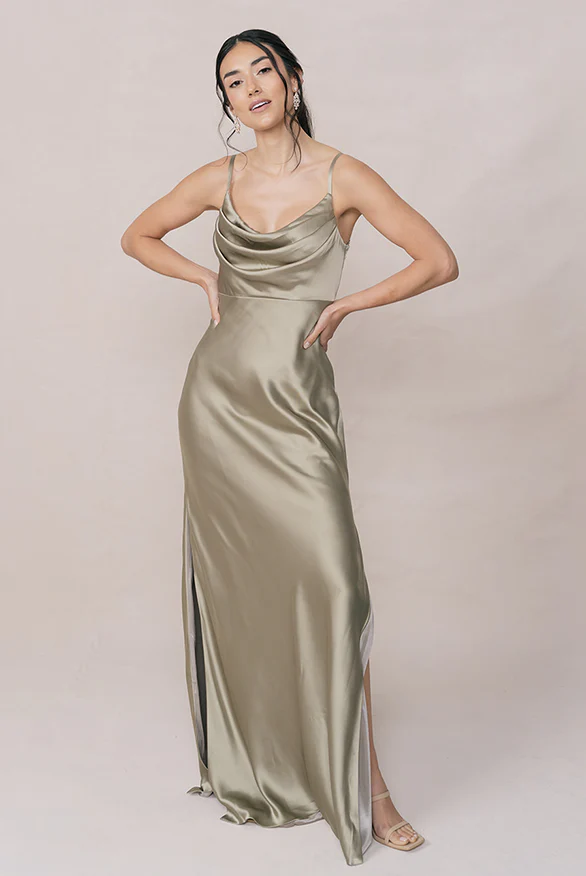 Skye Satin Dress | Made To Order - Image 162