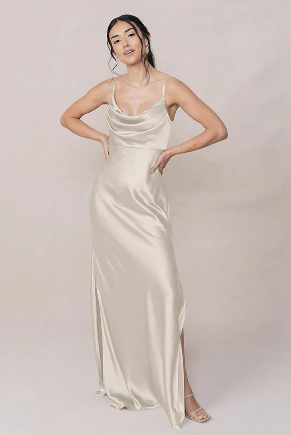 Skye Satin Dress | Made To Order - Image 168