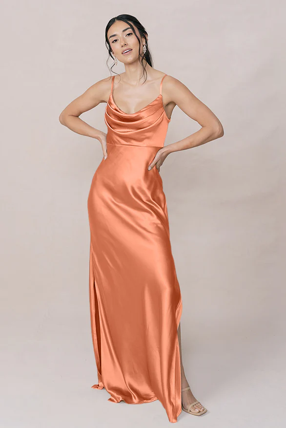 Skye Satin Dress | Made To Order - Image 172