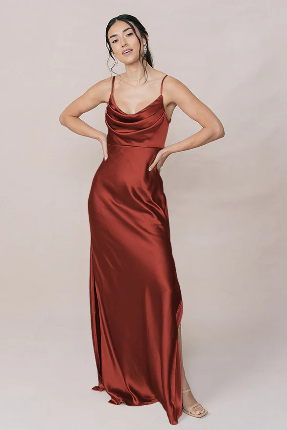 Skye Satin Dress | Made To Order - Image 178