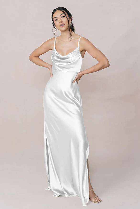Skye Satin Dress | Made To Order - Image 186