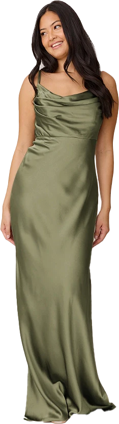 Skye Satin Dress | Made To Order - Image 218