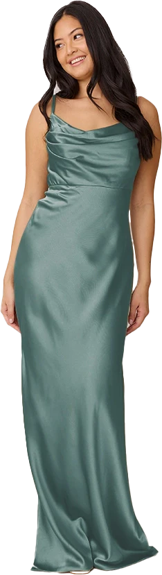 Skye Satin Dress | Made To Order - Image 227