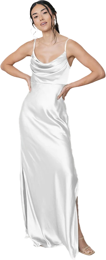 Skye Satin Dress | Made To Order - Image 238
