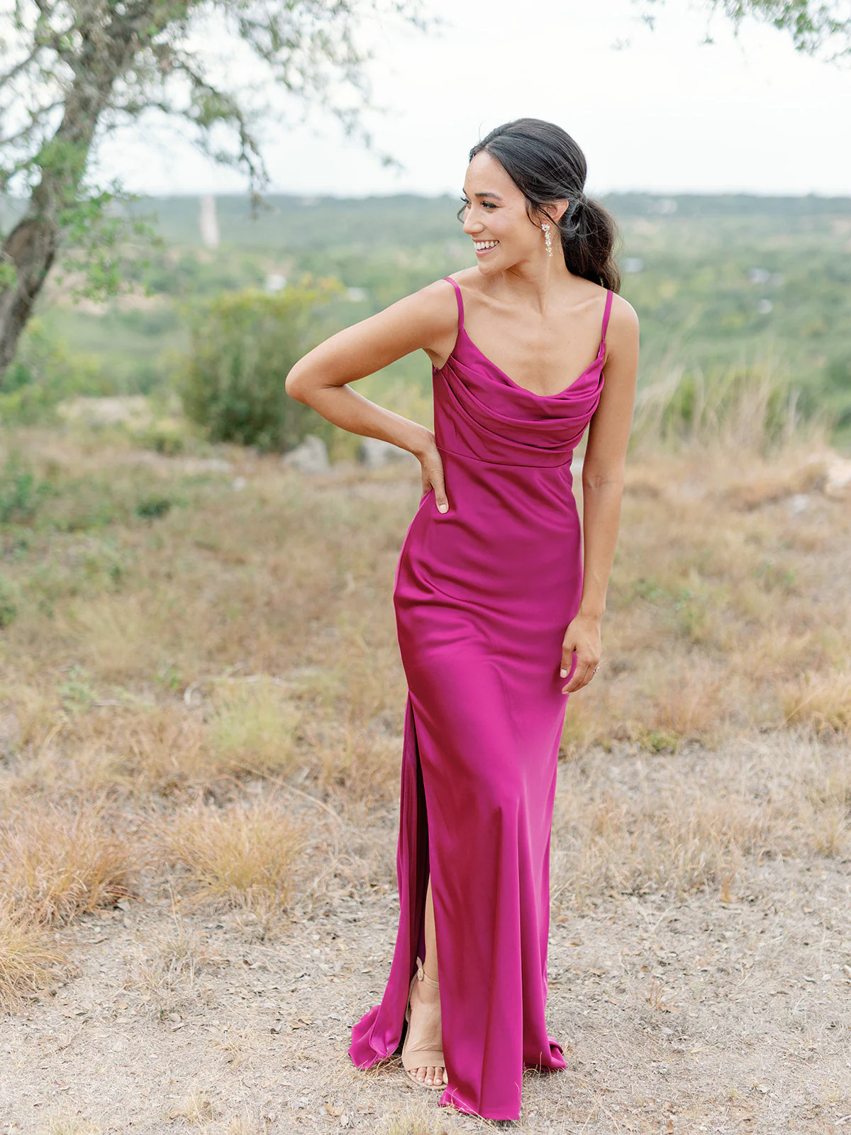 Skye Satin Dress | Made To Order - Image 244