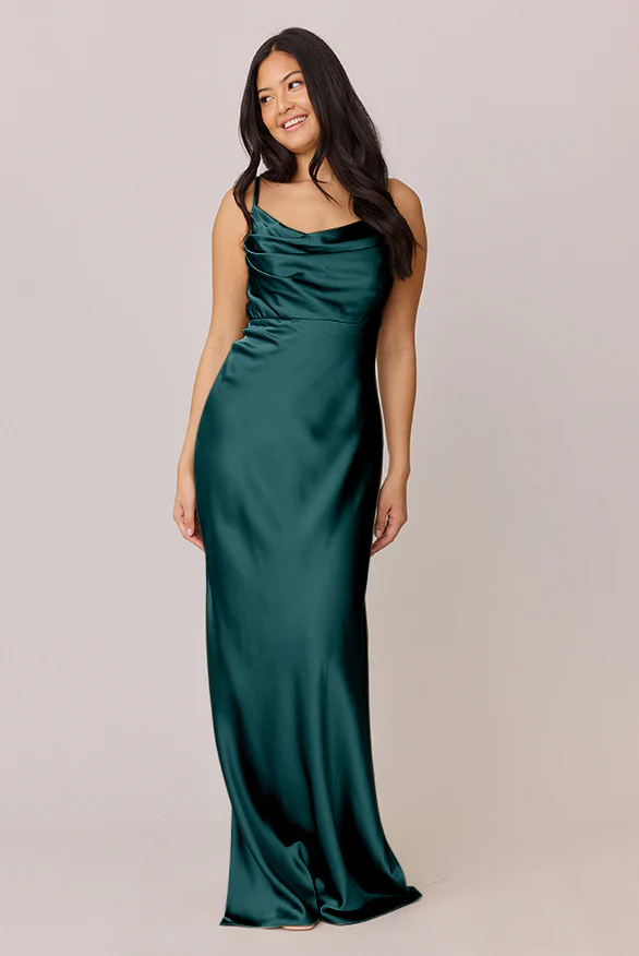 Skye Satin Dress | Made To Order - Image 32