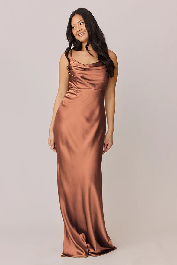 Skye Satin Dress | Made To Order - Image 38