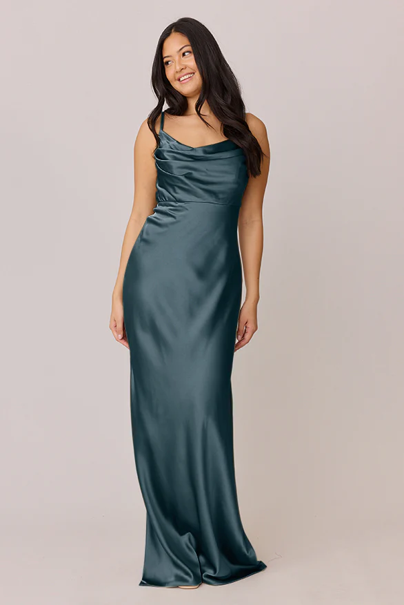 Skye Satin Dress | Made To Order - Image 60