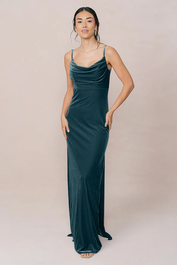 Skye Velvet Dress | Made To Order - Image 25
