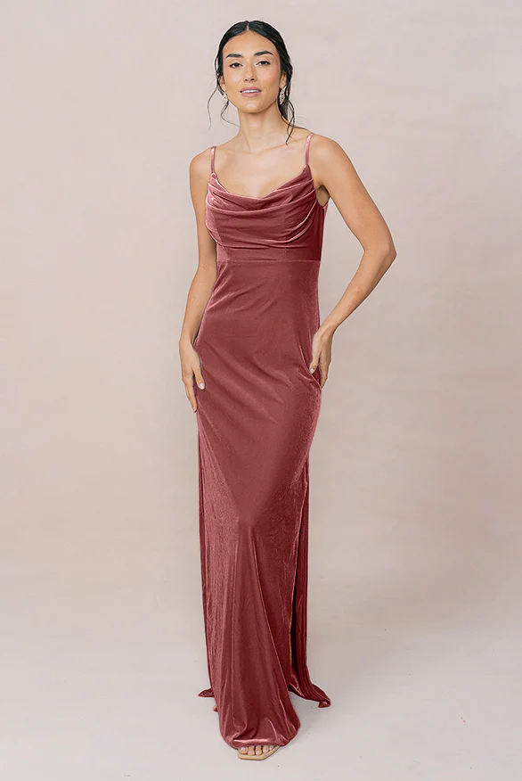 Skye Velvet Dress | Made To Order - Image 30
