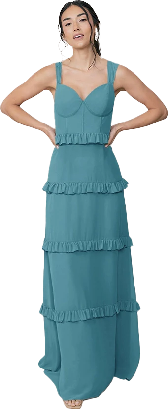 Sloane Chiffon Dress | Made To Order - Image 107