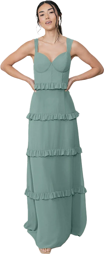 Sloane Chiffon Dress | Made To Order - Image 129